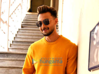 Photos: Aayush Sharma snapped promoting his film Antim