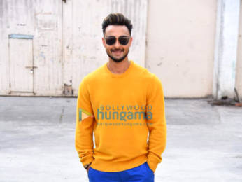 Photos: Aayush Sharma snapped promoting his film Antim