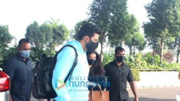 Photos: Abhishek Bachchan, Aishwarya Rai Bachchan, Pooja Hegde and others snapped at the airport