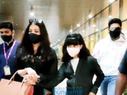 Photos: Abhishek Bachchan, Aishwarya Rai Bachchan and Aaradhya Bachchan snapped at the airport