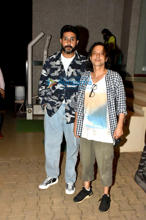 photos abhishek bachchan spotted at red chillies office in khar for his upcoming film bob biswas 3