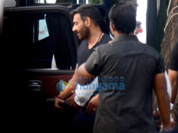Photos: Ajay Devgn snapped on location  of a shoot in South Mumbai