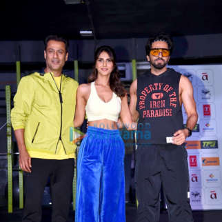 Photos: Ayushmann Khurrana, Vaani Kapoor and Abhishek Kapoor snapped during the promotions of Chandigarh Kare Aashiqui