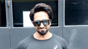 Photos: Ayushmann Khurrana snapped in Juhu for Chandigarh Kare Aashiqui promotions