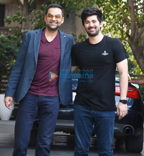 Photos: Karan Deol spotted with his uncle Abhay Deol for the promotion for their film Velle