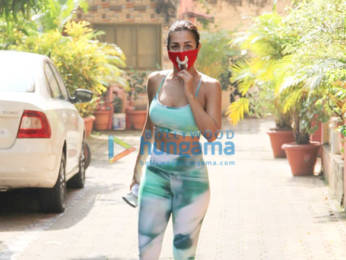 Photos: Malaika Arora Khan spotted at Diva Yoga in Bandra