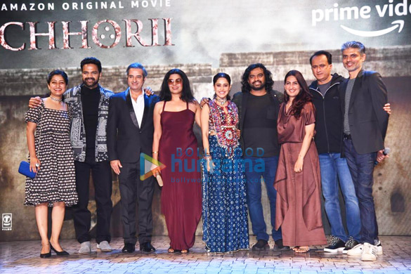 photos nushrratt bharuccha vishal furia and others snapped at the trailer launch of chhorii 6