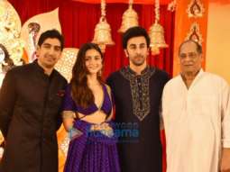 Photos: Ranbir Kapoor, Alia Bhatt, Ayan Mukerji and others snapped at North Bombay Sarbojanin Durga Puja