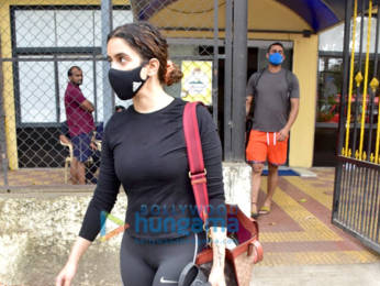 Photos: Sanya Malhotra snapped in Juhu
