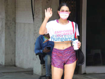 Photos: Sara Ali Khan spotted at her Pilates class