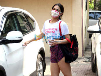 Photos: Sara Ali Khan spotted at her Pilates class