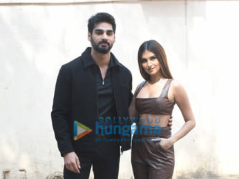 Photos: Tara Sutaria and Ahan Shetty spotted at Mehboob Studio