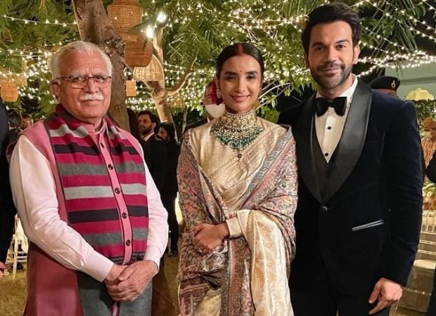 Haryana Chief Minister Manohar Lal Khattar graces Rajkummar Rao and Patralekhaa’s wedding reception