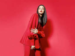 Rakul Preet Singh is a red hot boss lady in a blood red pantsuit