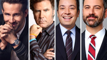 Ryan Reynolds and Will Ferrell switch places to pull a prank on Jimmy Fallon and Jimmy Kimmel