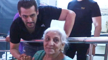 Salman Khan greets an elderly fan at the screening of Antim – The Final Truth, watch video 