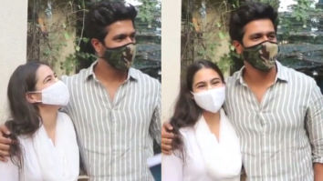 Sara Ali Khan giggles as paparazzi ask Vicky Kaushal about wedding with Katrina Kaif, watch video