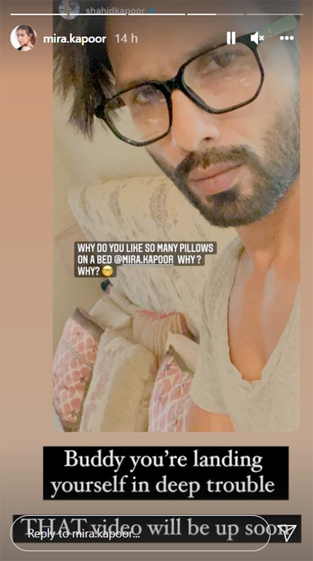 Shahid Kapoor asks Mira Rajput a silly question, the latter hilariously threatens him with 'that video' Shahid Kapoor asks Mira Rajput a silly question, the latter hilariously threatens him with 'that video'