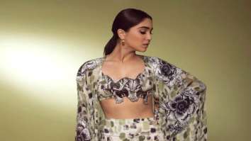 Sharvari Wagh is an absolute stunner in an Anamika Khanna printed set