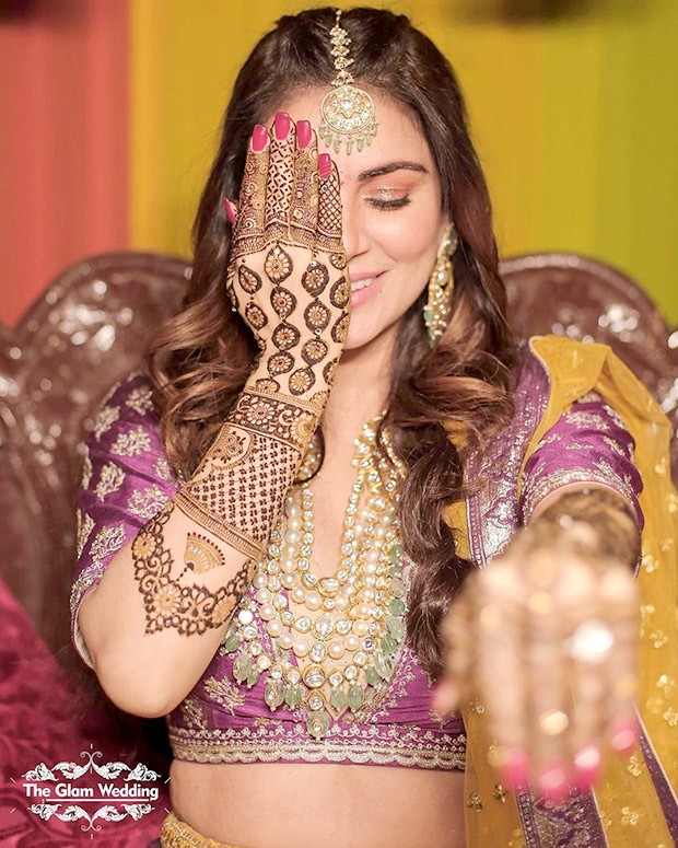 Shraddha Arya looks stunning at her Mehendi Ceremony, flaunts Engagement Ring. See photos