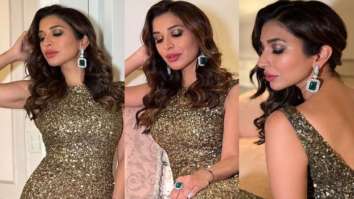 Sophie Choudry turns up the heat in a sexy backless sequin gown worth Rs. 73,199