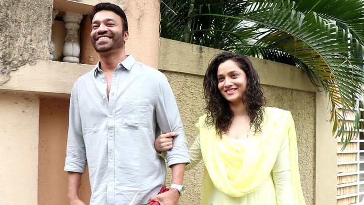 Spotted: Ankita Lokhande with Vicky Jain at Kamal Jain’s office