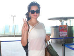 Spotted: Kangana Ranaut, Shankar Mahadevan and Aftab Shivdasani at Mumbai Airport