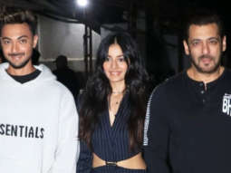 Spotted: Salman Khan, Ayush Sharma and Mahima Makwana at The Kapil Sharma Show promoting Antim