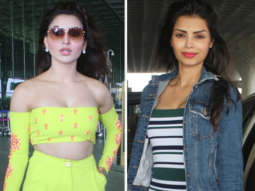 Spotted: Urvashi Rautela, Sonali Raut and Sahil Khan at Mumbai Airport