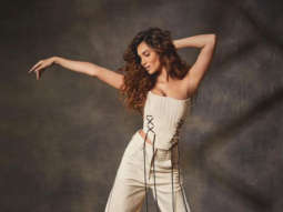 Tara Sutaria nails the monotone corset and jogger look