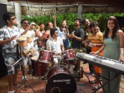 Vijay and Pooja Hegde unwind with music as Beast completes 100 days of shooting. See picture