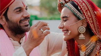 Rajkummar Rao and Patralekhaa wedding: The wedding veil has a Bengali verse written on it to mark the couple’s special day