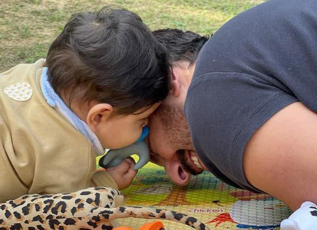 Kareena Kapoor Khan shares a candid picture of Jeh's playtime with Saif Ali Khan