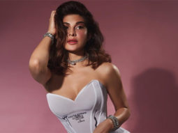 Jacqueline Fernandez mesmerises in a white body hugging suit paired with rollerskates