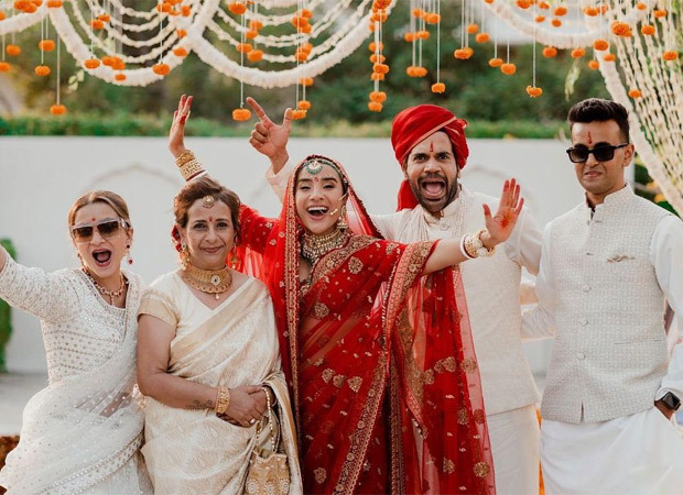 Patralekhaa’s sister welcomes Rajkummar Rao to the family with this unseen picture from the wedding