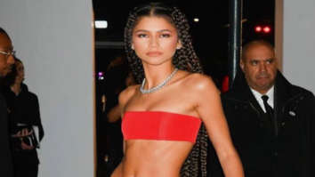 Zendaya sets our Instagram feeds on fire in a blood red Vera Wang creation