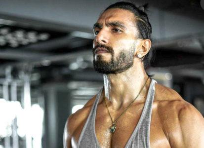 Pictures: Ranveer Singh flaunts pectorals in quirky outfit