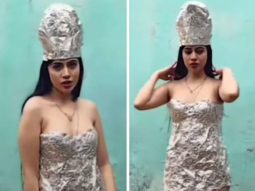 Bigg Boss OTT fame Urfi Javed recreates pop icon Rihanna’s Met Gala look with aluminium foil