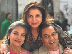 Shabana Azmi shares a picture with the ‘poetic’ Dharmendra and ‘effervescent’ Farah Khan from the sets of Rocky Aur Rani Ki Prem Kahani Shabana Azmi shares a picture with the ‘poetic’ Dharmendra and ‘effervescent’ Farah Khan from the sets of Rocky Aur Rani Ki Prem Kahani