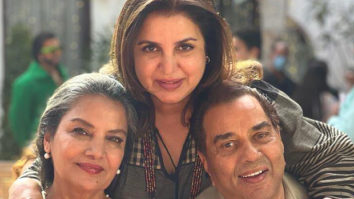 Shabana Azmi shares a picture with the ‘poetic’ Dharmendra and ‘effervescent’ Farah Khan from the sets of Rocky Aur Rani Ki Prem Kahani