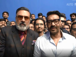 Ajay Devgn and Boman Irani announce the wrap of Runway 34 while eating a wrap; watch