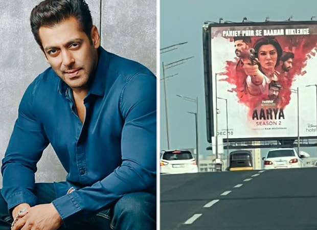 Salman Khan compliments Sushmita Sen on her fierce look in the poster of Aarya 2