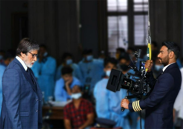 Ajay Devgn shares candid picture with Amitabh Bachchan from the sets of Runway 34 Ajay Devgn shares candid picture with Amitabh Bachchan from the sets of Runway 34