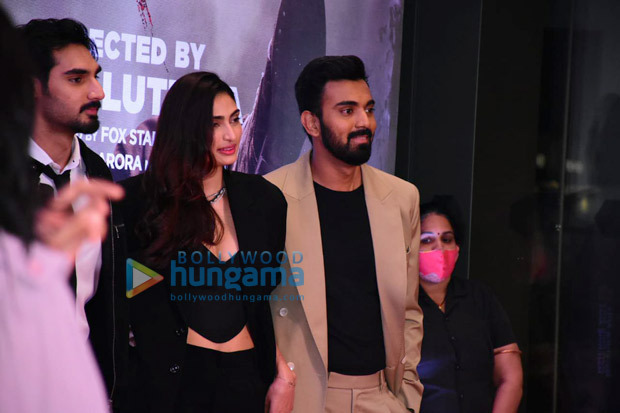 Athiya Shetty and KL Rahul make their first red carpet appearance together for Ahan Shetty's Tadap premiere Athiya Shetty and KL Rahul make their first red carpet appearance together for Ahan Shetty's Tadap premiere