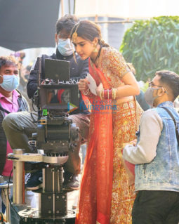 On The Sets Of The Movie Atrangi Re