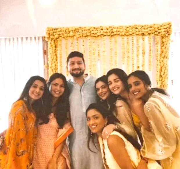 Bridesmaid Alia Bhatt looks stunning in yellow at pre-wedding festivities with her gang 