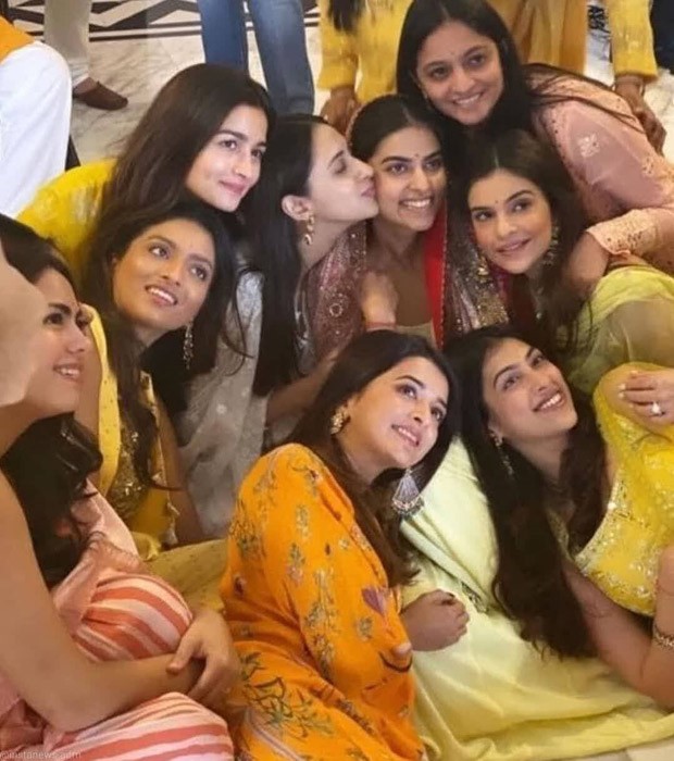 Bridesmaid Alia Bhatt looks stunning in yellow at pre-wedding festivities with her gang 