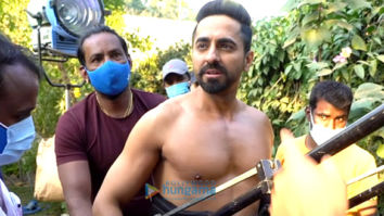 On The Sets Of The Movie Chandigarh Kare Aashiqui