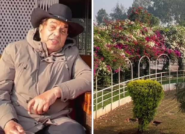 Dharmendra gives a tour of his farmhouse, says corona ‘naam badal kar ghum rahi hai’, watch video Dharmendra gives a tour of his farmhouse, says corona ‘naam badal kar ghum rahi hai’, watch video