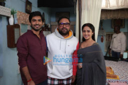 On the Sets of the movie Janhit Mein Jaari